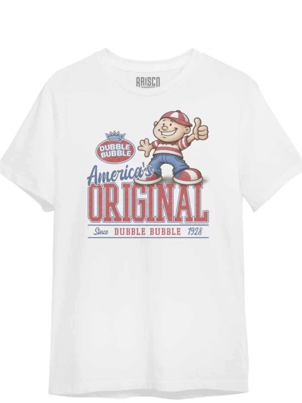 Dubble Bubble Women's White 'America's Original' Graphic Tee